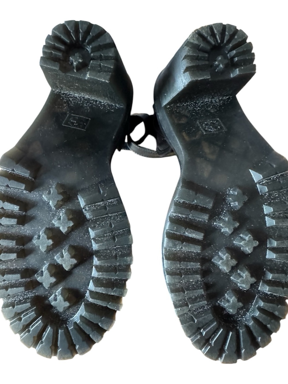 Dr. Martens Medea Black Chunky Ankle-Strap platform Sandals size US7 - Picture 5 of 6